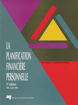 cover image of La planification financière personnelle